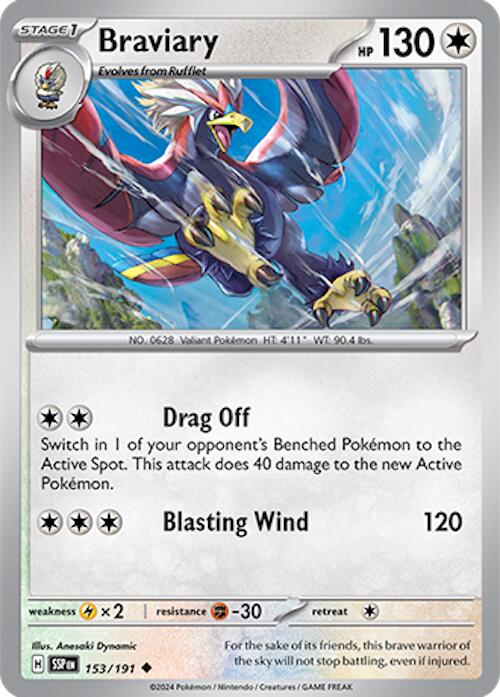 Braviary (153/191) [Scarlet &amp; Violet: Surging Sparks] 