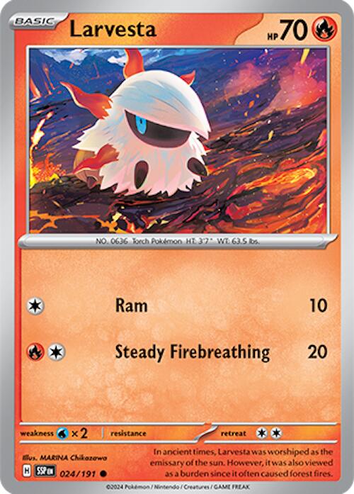 Larvesta (024/191) [Scarlet & Violet: Surging Sparks] 