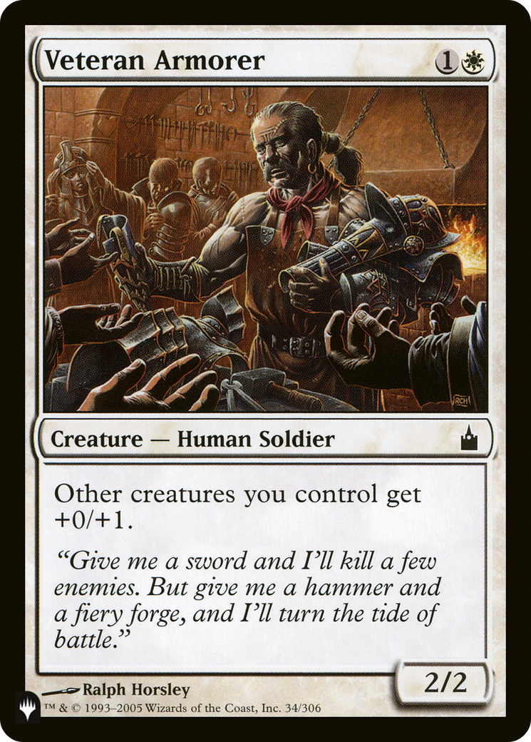 Veteran Armorer [The List Reprints] 