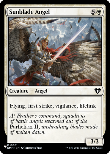 Sunblade Angel [The List Reprints] 