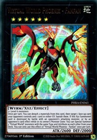 Virtual World Phoenix - Fanfan [PHRA-EN043] Ultra Rare 