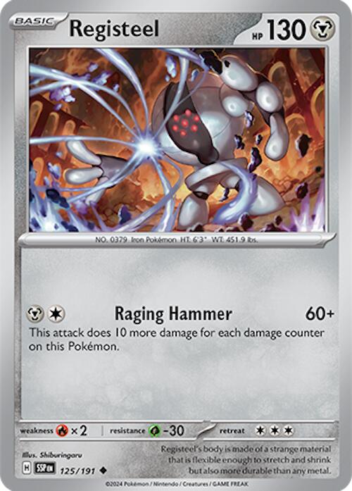 Registeel (125/191) [Scarlet &amp; Violet: Surging Sparks] 