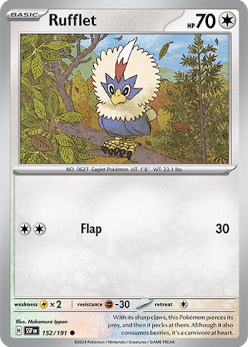 Rufflet (152/191) [Scarlet &amp; Violet: Surging Sparks] 