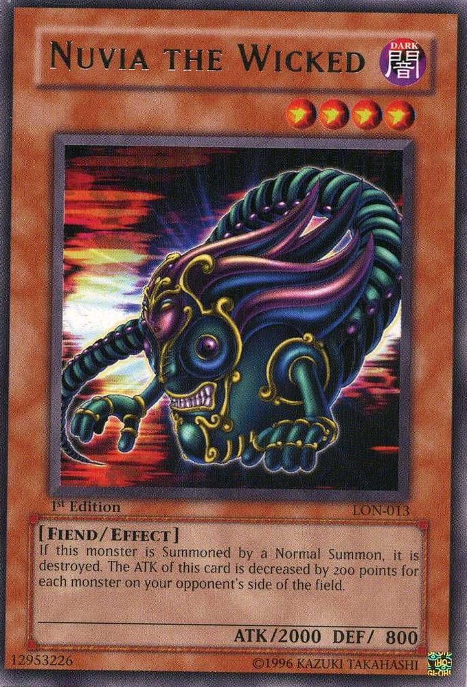 Nuvia the Wicked [LON-013] Rare 