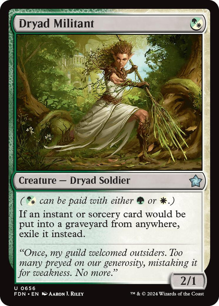 Dryad Militant [Foundations] 