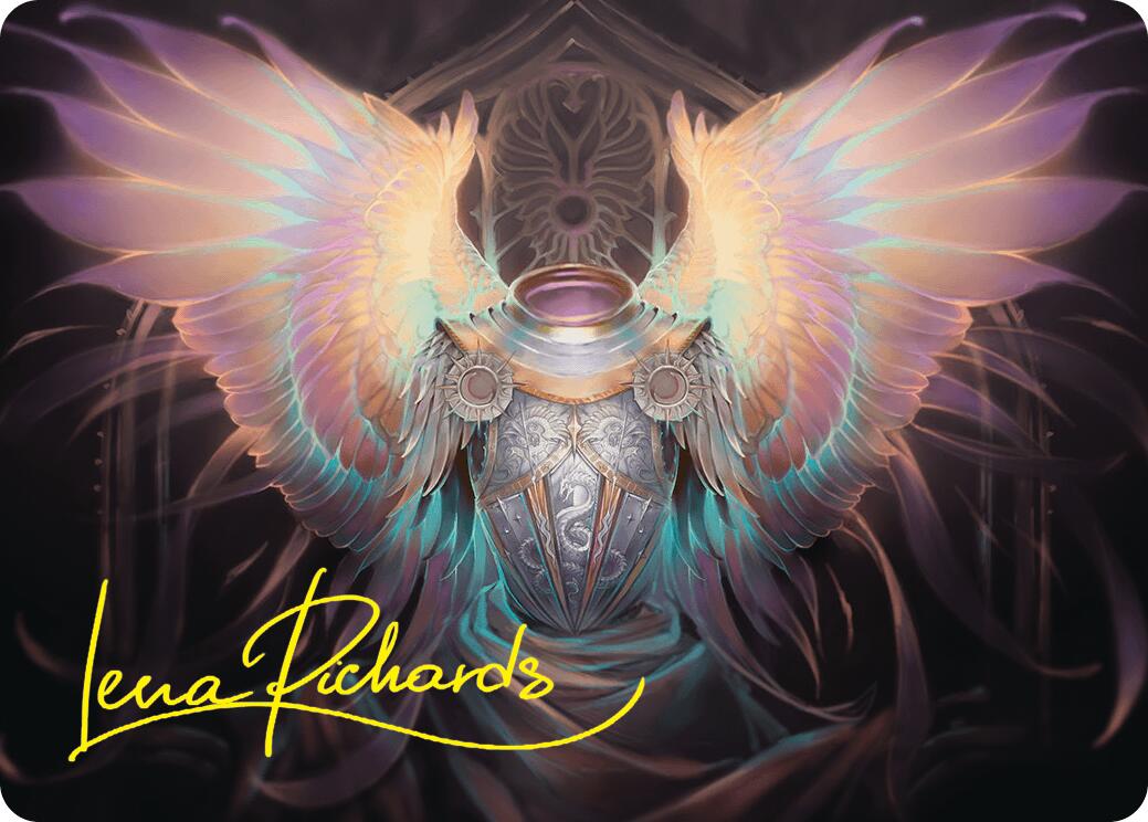 Celestial Armor Art Card (2/54) (Gold-Stamped Signature) [Foundations Art Series] 