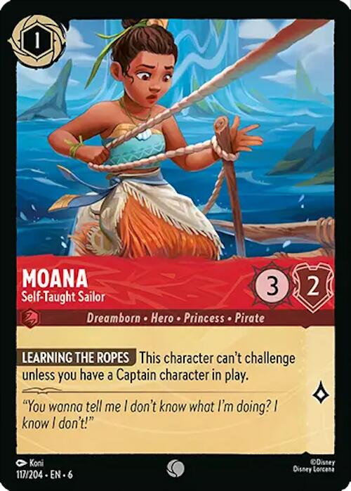 Moana - Self-Taught Sailor (117/204) [Azurite Sea] 