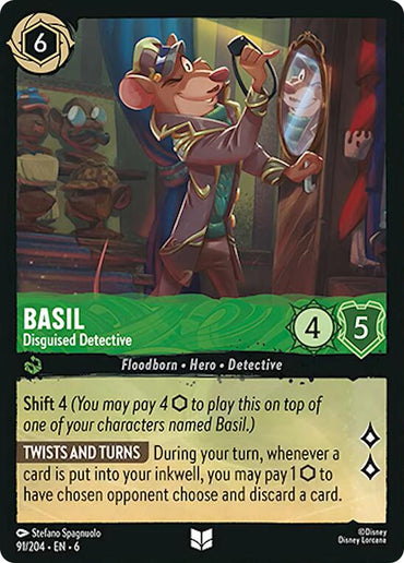 Basil - Disguised Detective (91/204) [Azurite Sea] 