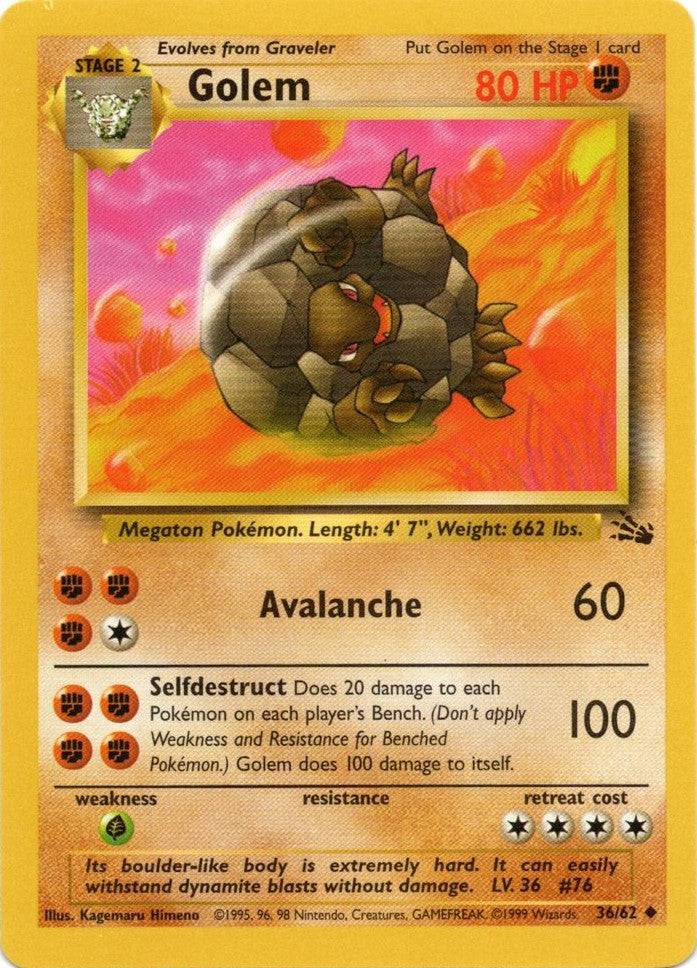Golem (36/62) [Fossil Unlimited] 