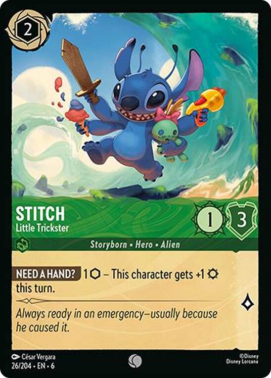 Stitch - Little Trickster (26/204) [Azurite Sea] 