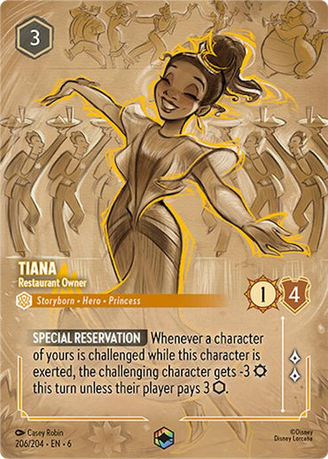 Tiana - Restaurant Owner (Enchanted) (206/204) [Azurite Sea] 