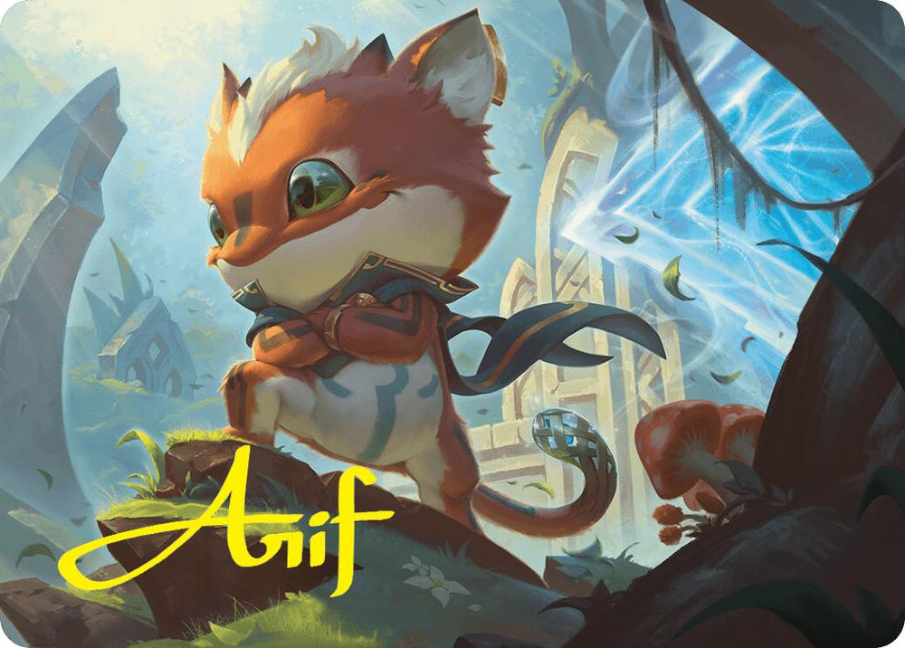 Loot, Exuberant Explorer Art Card (12/54) (Gold-Stamped Signature) [Foundations Art Series] 