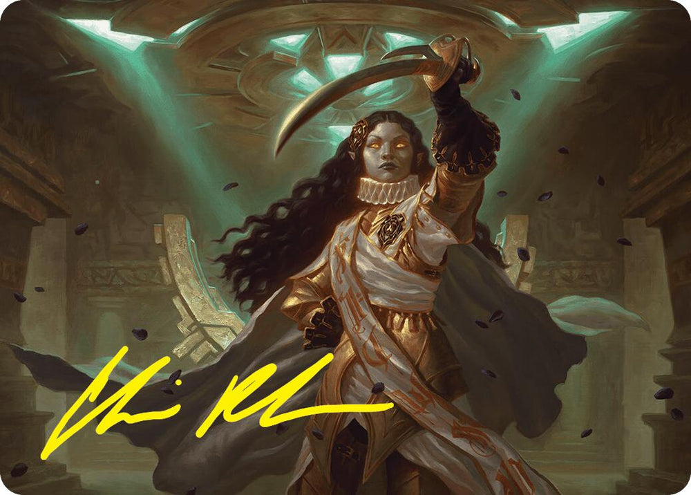 Elenda, Saint of Dusk Art Card (15/54) ​​(Gold-Stamped Signature) [Foundations Art Series] 