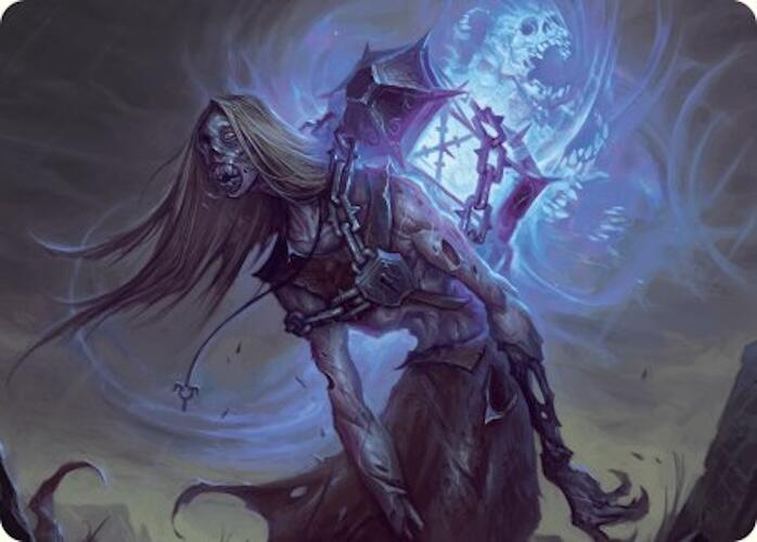Soul-Shackled Zombie Art Card (9/54) [Foundations Art Series] 