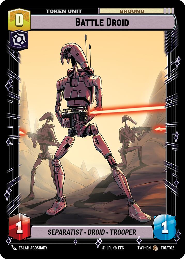 Battle Droid // Clone Trooper (T01 // T02) [Twilight of the Republic] 