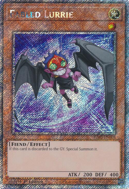 Fabled Lurrie (Platinum Secret Rare) [RA03-EN003] Platinum Secret Rare 