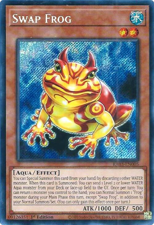Swap Frog (Secret Rare) [RA03-EN005] Secret Rare 