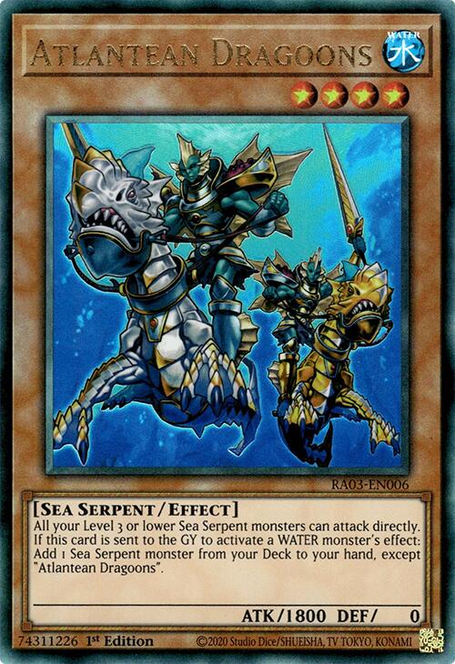 Atlantean Dragoons (UTR) [RA03-EN006] Ultimate Rare