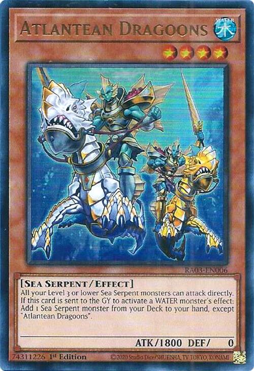 Atlantean Dragoons (UR) [RA03-EN006] Ultra Rare 