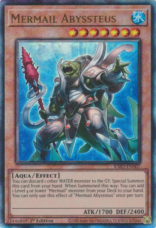 Mermail Abyssteus (UTR) [RA03-EN007] Ultimate Rare