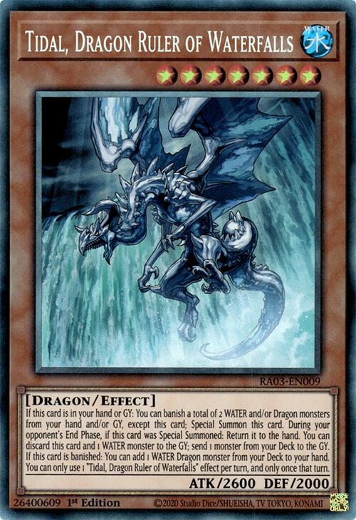 Tidal, Dragon Ruler of Waterfalls (CR) [RA03-EN009] Collector's Rare 