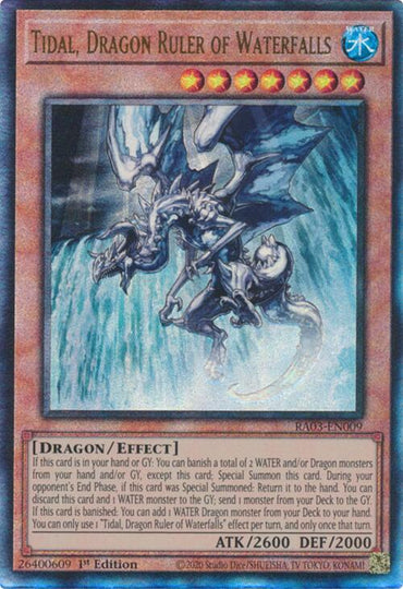 Tidal, Dragon Ruler of Waterfalls (UTR) [RA03-EN009] Ultimate Rare 