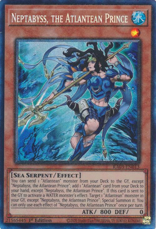 Neptabyss, the Atlantean Prince (CR) [RA03-EN013] Collector's Rare 