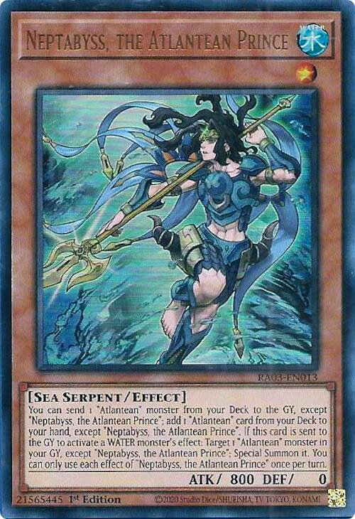 Neptabyss, the Atlantean Prince (UR) [RA03-EN013] Ultra Rare 