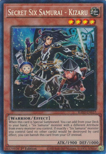 Secret Six Samurai - Kizaru (CR) [RA03-EN017] Collector's Rare 