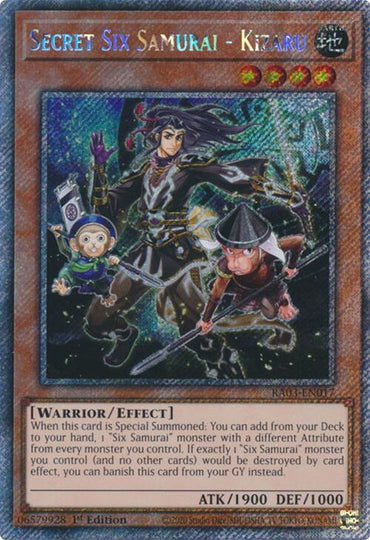 Secret Six Samurai - Kizaru (Platinum Secret Rare) [RA03-EN017] Platinum Secret Rare 