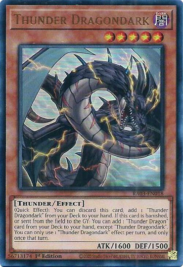 Thunder Dragondark (UR) [RA03-EN018] Ultra Rare 