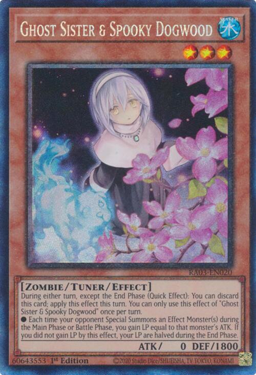 Ghost Sister & Spooky Dogwood (Alternate Art) (CR) [RA03-EN020] Collector's Rare 