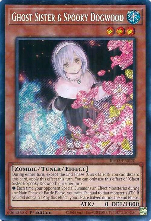 Ghost Sister & Spooky Dogwood (Secret Rare) [RA03-EN020] Secret Rare 