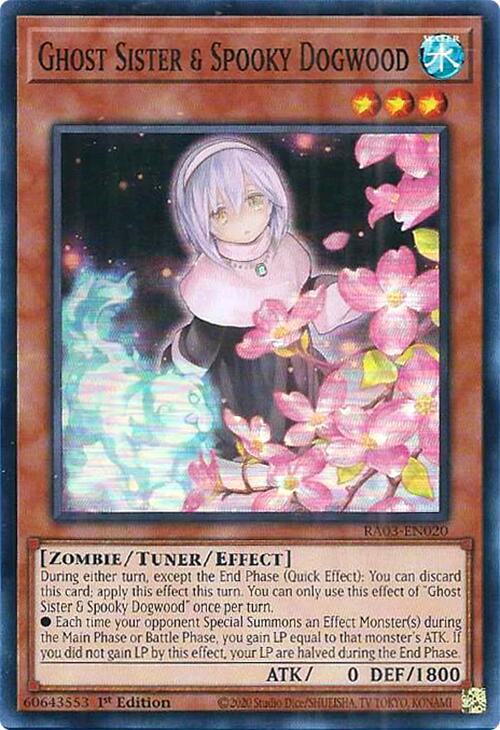 Ghost Sister & Spooky Dogwood [RA03-EN020] Super Rare 