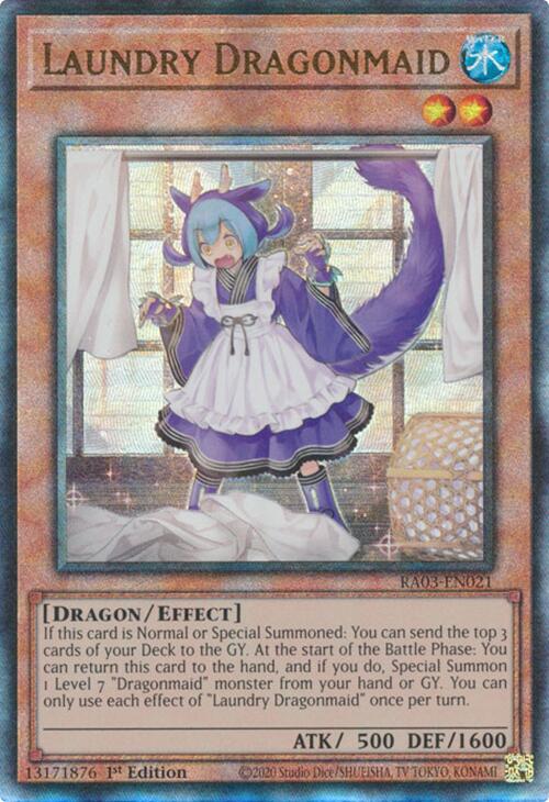 Laundry Dragonmaid (UTR) [RA03-EN021] Ultimate Rare 