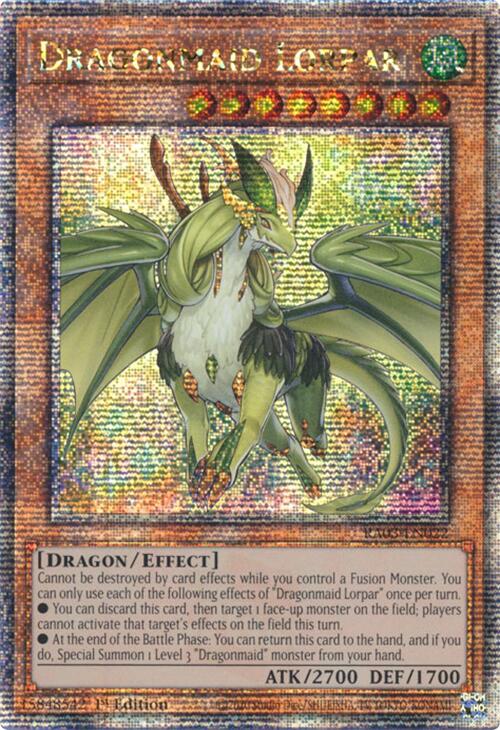 Dragonmaid Lorpar (Quarter Century Secret Rare) [RA03-EN022] Quarter Century Secret Rare 