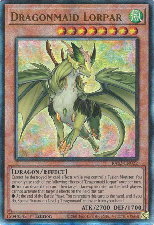 Dragonmaid Lorpar (UTR) [RA03-EN022] Ultimate Rare 