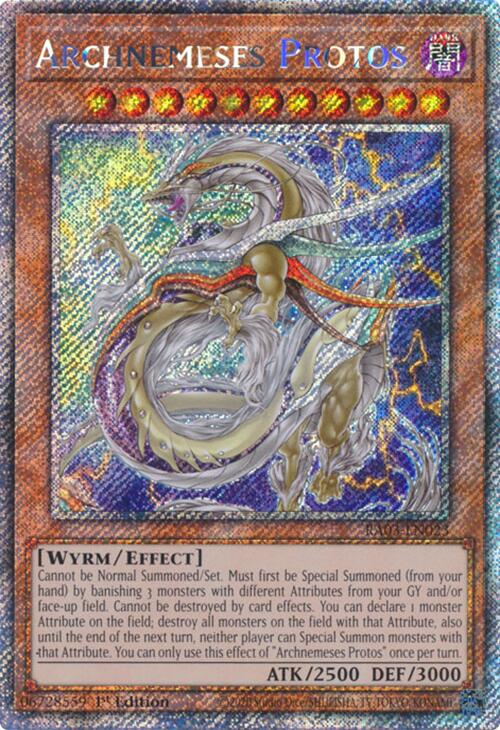 Archnemeses Protos (Platinum Secret Rare) [RA03-EN023] Platinum Secret Rare 