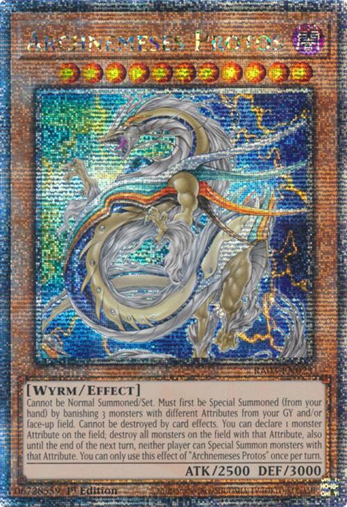 Archnemeses Protos (Quarter Century Secret Rare) [RA03-EN023] Quarter Century Secret Rare 