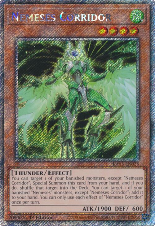 Nemeses Corridor (Platinum Secret Rare) [RA03-EN025] Platinum Secret Rare 