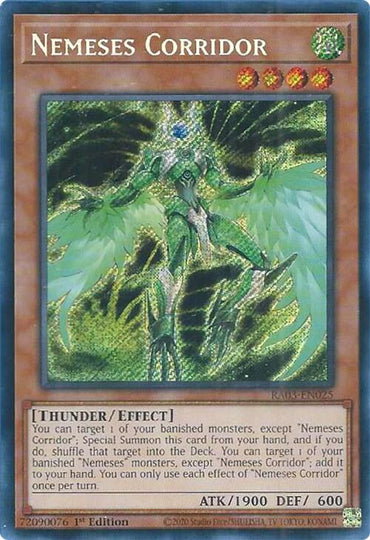 Nemeses Corridor (Secret Rare) [RA03-EN025] Secret Rare 