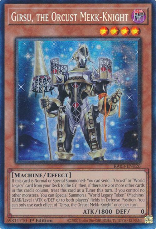 Girsu, the Orcust Mekk-Knight (CR) [RA03-EN026] Collector's Rare 