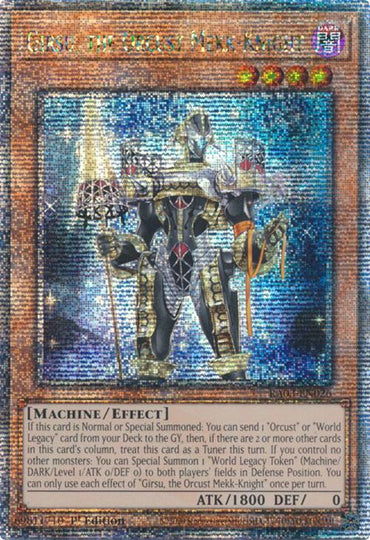 Girsu, the Orcust Mekk-Knight (Quarter Century Secret Rare) [RA03-EN026] Quarter Century Secret Rare 