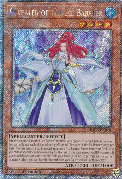 Revealer of the Ice Barrier (Platinum Secret Rare) [RA03-EN028] Platinum Secret Rare 