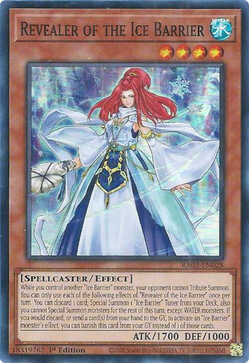 Revealer of the Ice Barrier [RA03-EN028] Super Rare 