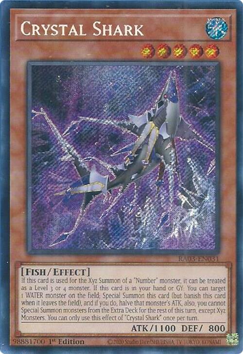 Crystal Shark (Secret Rare) [RA03-EN031] Secret Rare 