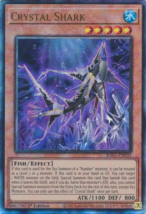 Crystal Shark (UTR) [RA03-EN031] Ultimate Rare 