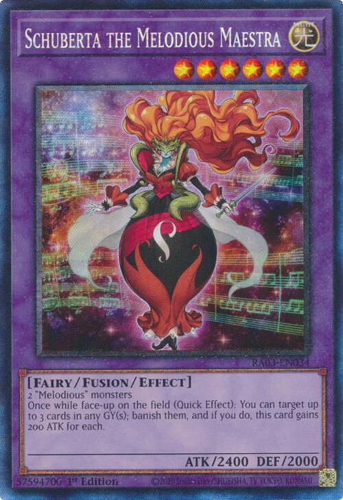 Schuberta the Melodious Maestra (CR) [RA03-EN034] Collector's Rare 