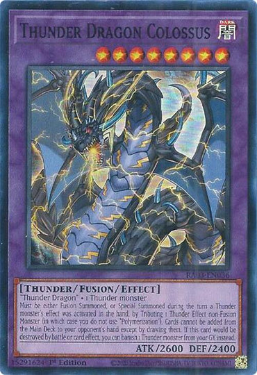 Thunder Dragon Colossus [RA03-EN036] Super Rare 