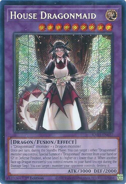 House Dragonmaid (Secret Rare) [RA03-EN037] Secret Rare 